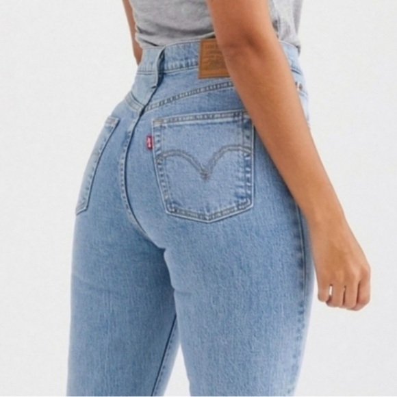 Levi's Ribcage High Rise Bootcut Jeans Samba Tango - Picture 3 of 4